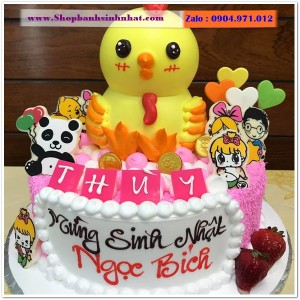 Bánh Sinh Nhật Con Gà Tuổi Dậu - V14
